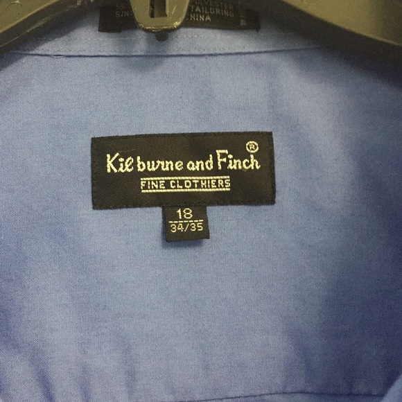 Kilburne and Finch blue dress shirt - Picture 2 of 7